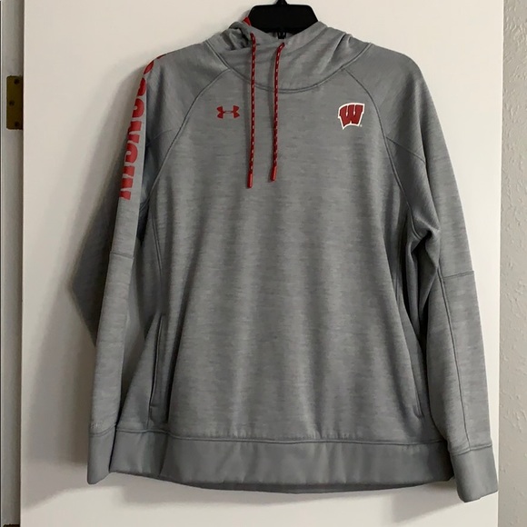 Women’s Under Armour Wisconsin Badger Hoodie - Picture 1 of 6